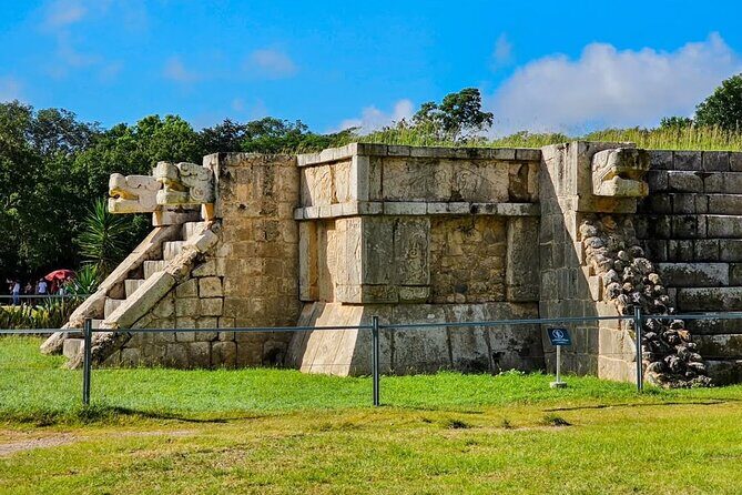 Chichen Itza, Suytun and Ikkil cenotes in One Day Tour! - Cenote Suytún: beam-lit stone platform, swim time, and buffet fuel