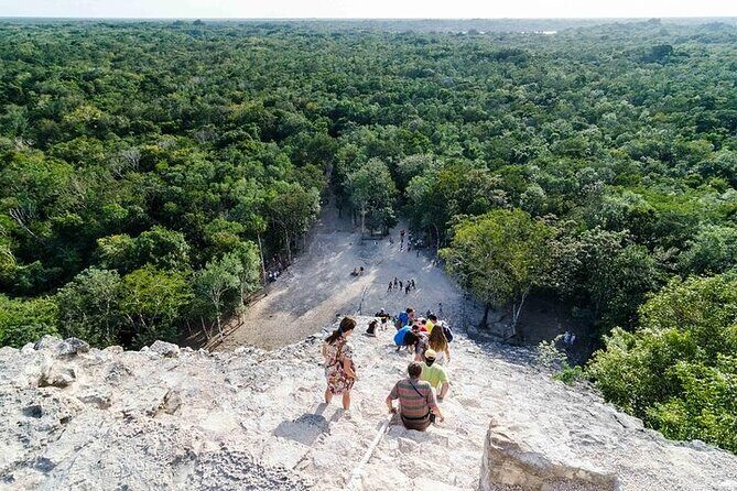 Full-Day Chichen Itza, Coba, cenote Ik Kil and Tulum Private Tour - Coba by pedicab: jungle ruins and the pyramid climb choice